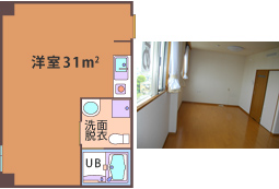 洋室31㎡